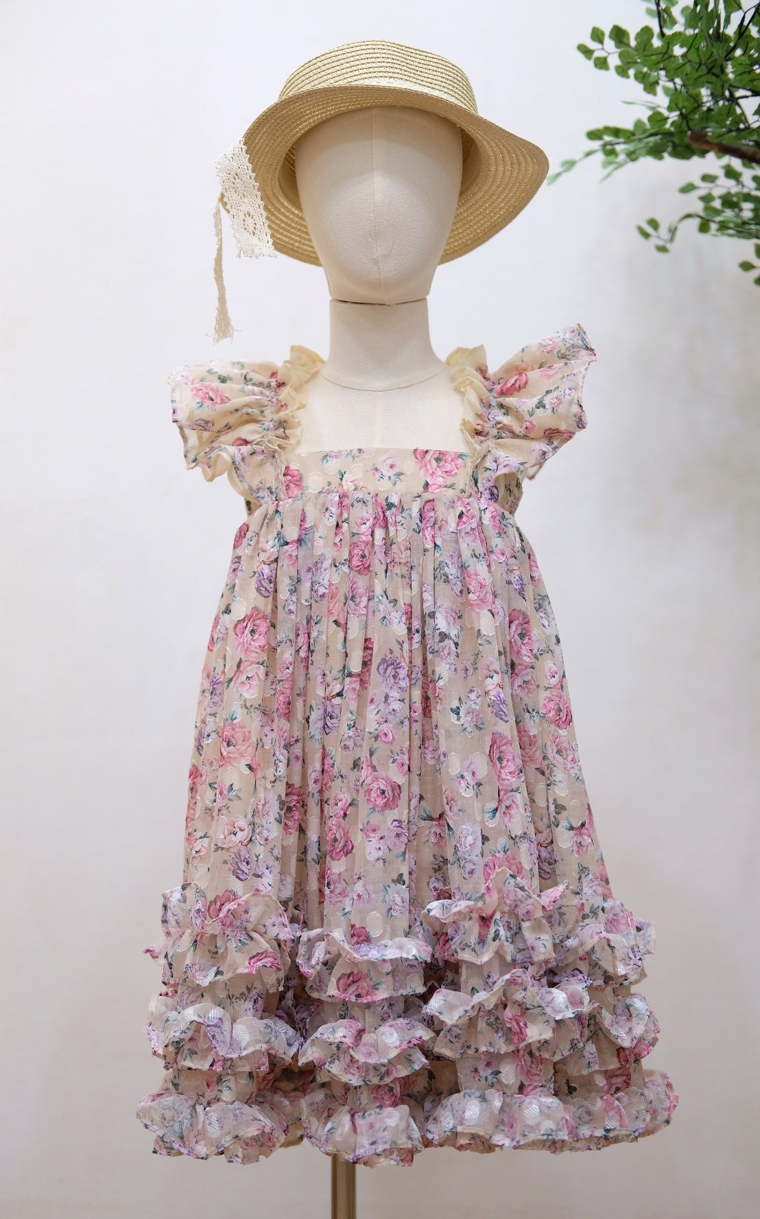 x. Handsewn Keiszha Dress for Girls