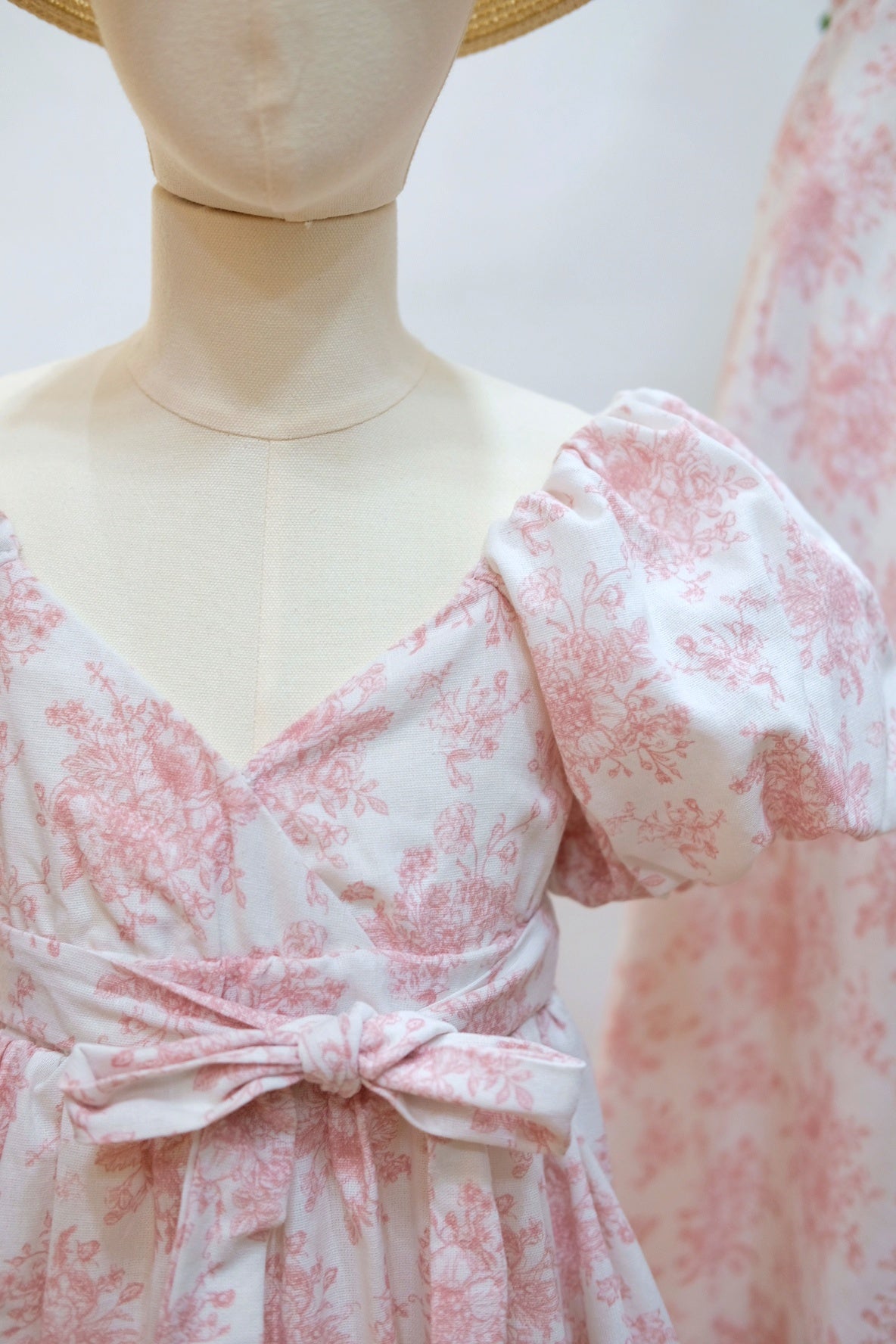 x. Handsewn Scarlet Mini Dress for Girls