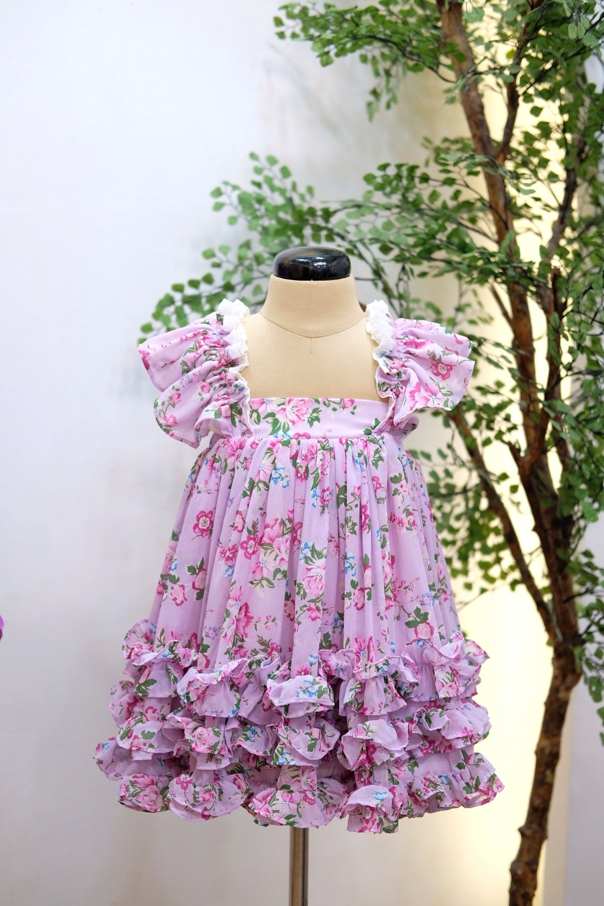 x. Handsewn Keiszha Dress for Girls