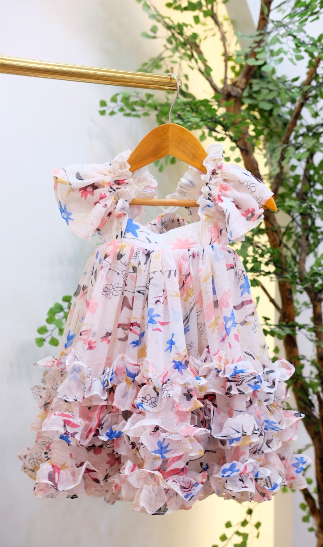 x. Handsewn Keiszha Dress for Girls