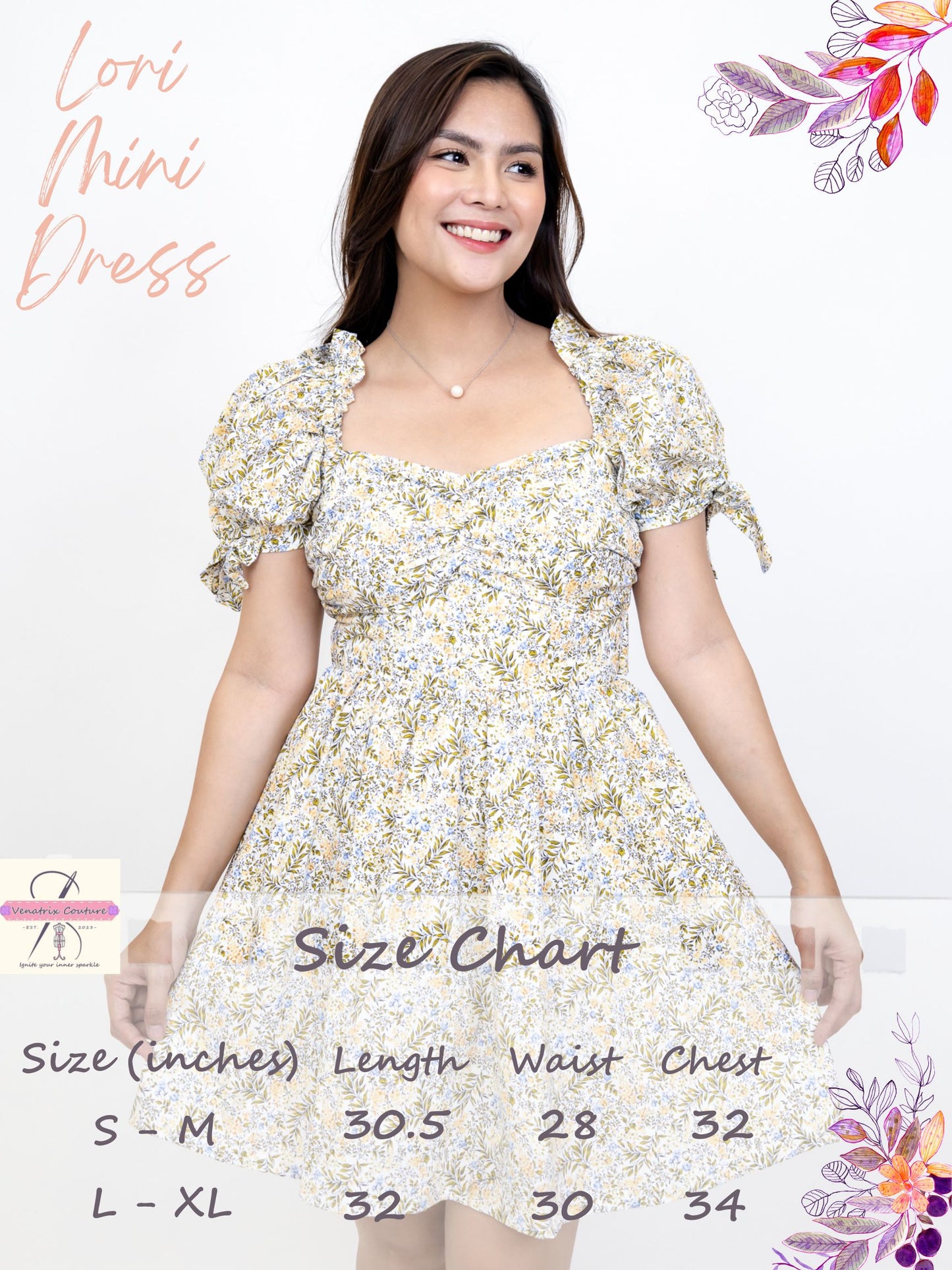 x. Handsewn Lori Mini Dress