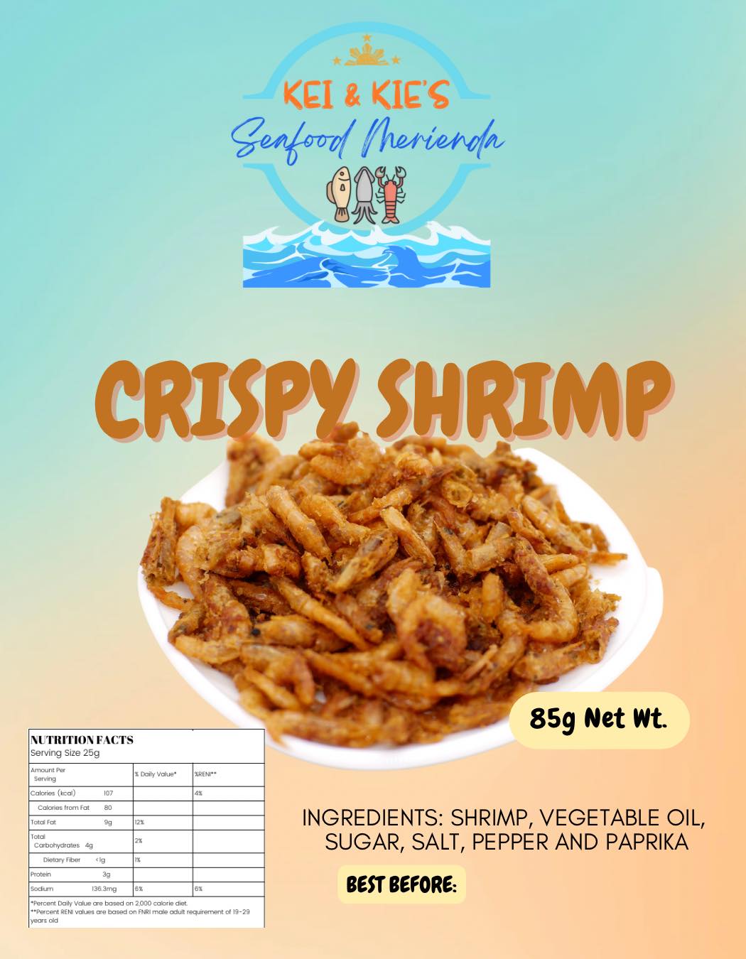 a. Seafood Merienda, 85g