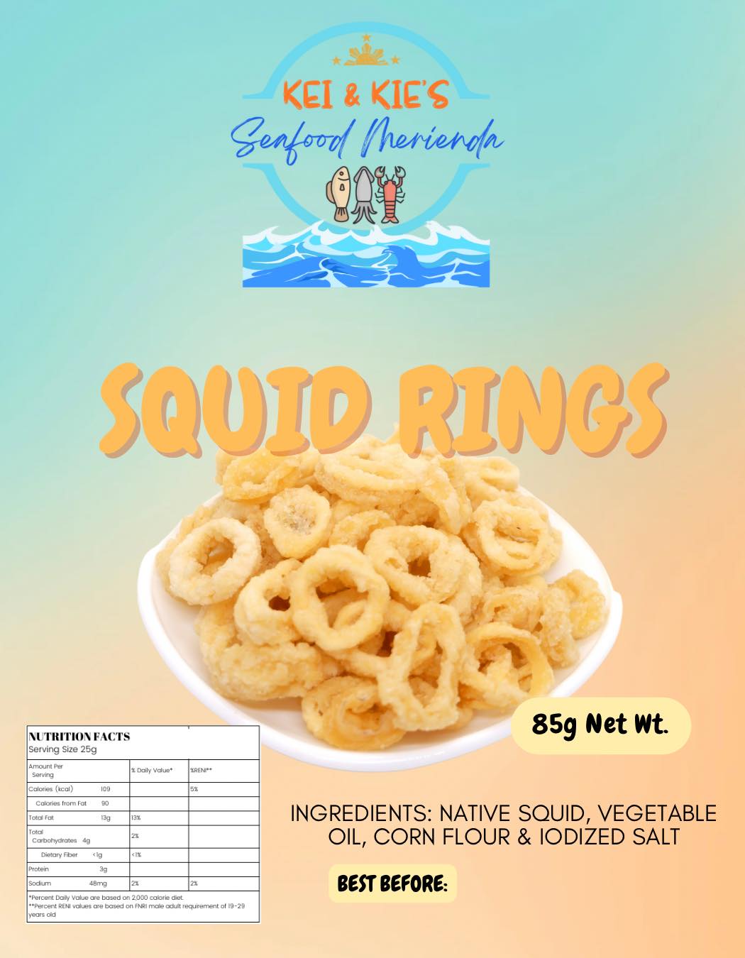 a. Seafood Merienda, 85g
