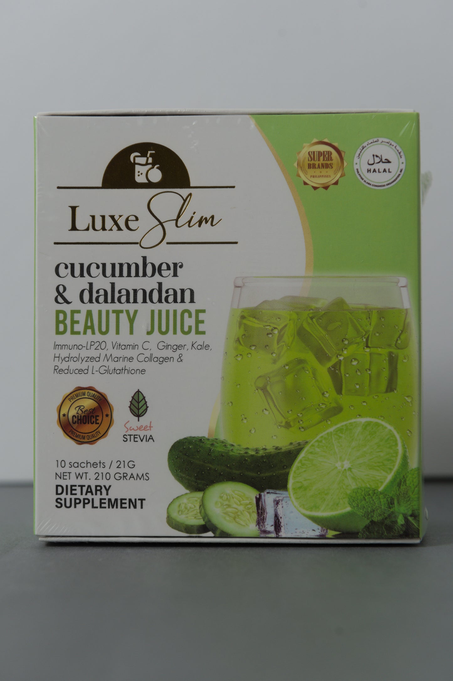 LuxeSlim Collagen Drinks - ( 10 sachets, 21g )