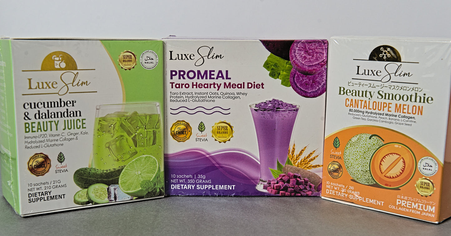 LuxeSlim Collagen Drinks - ( 10 sachets, 21g )