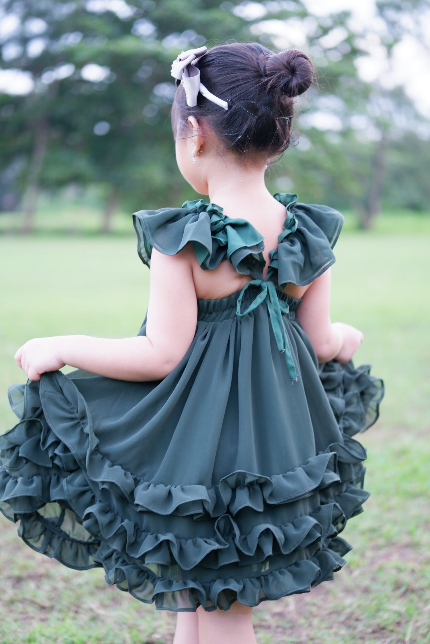 x. Handsewn Keiszha Dress for Girls