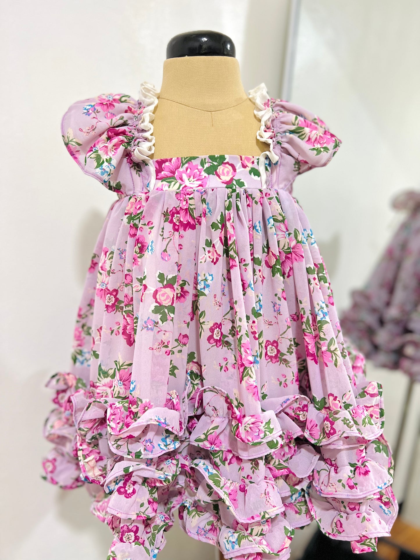 x. Handsewn Keiszha Dress for Girls
