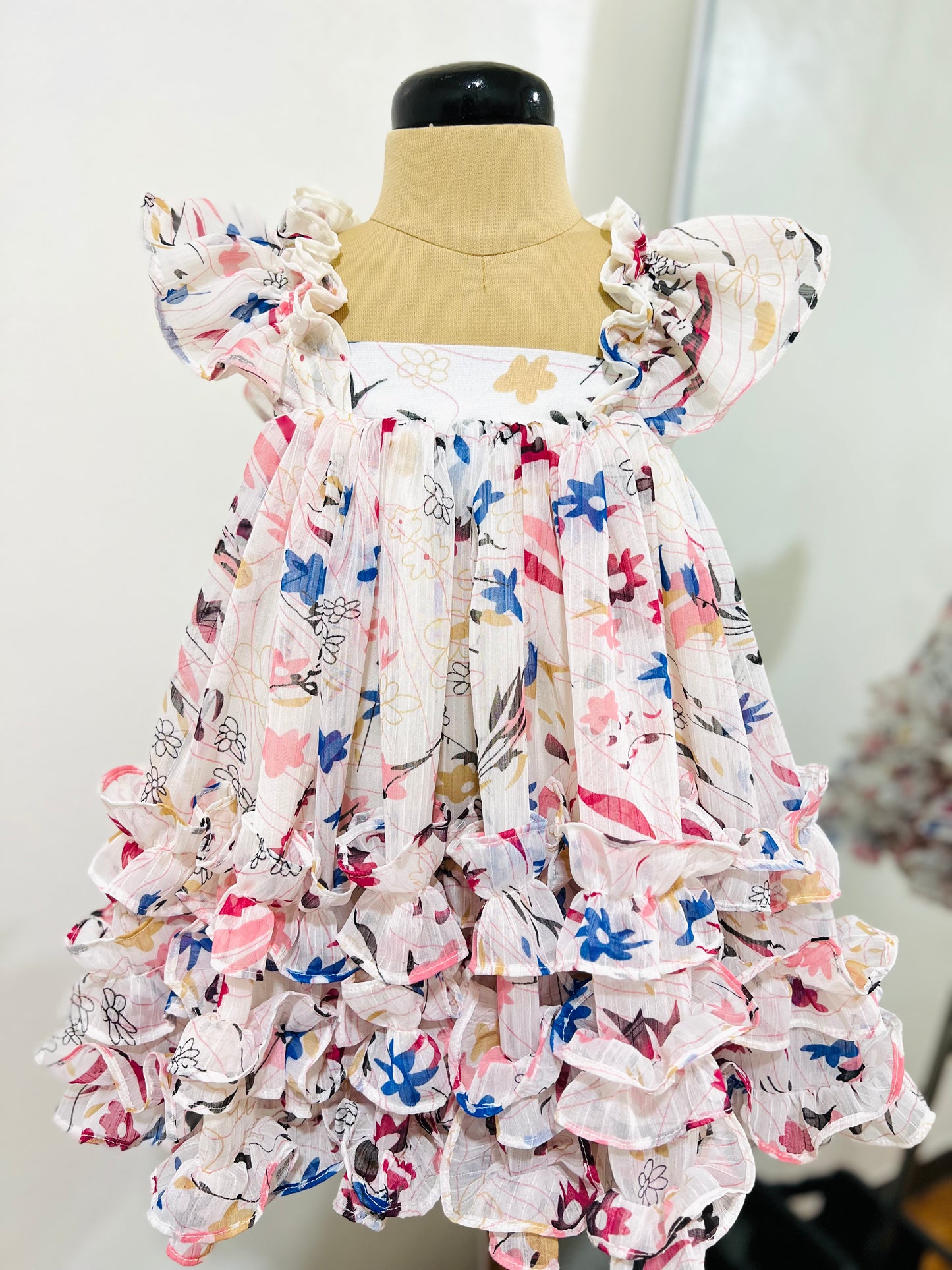 x. Handsewn Keiszha Dress for Girls