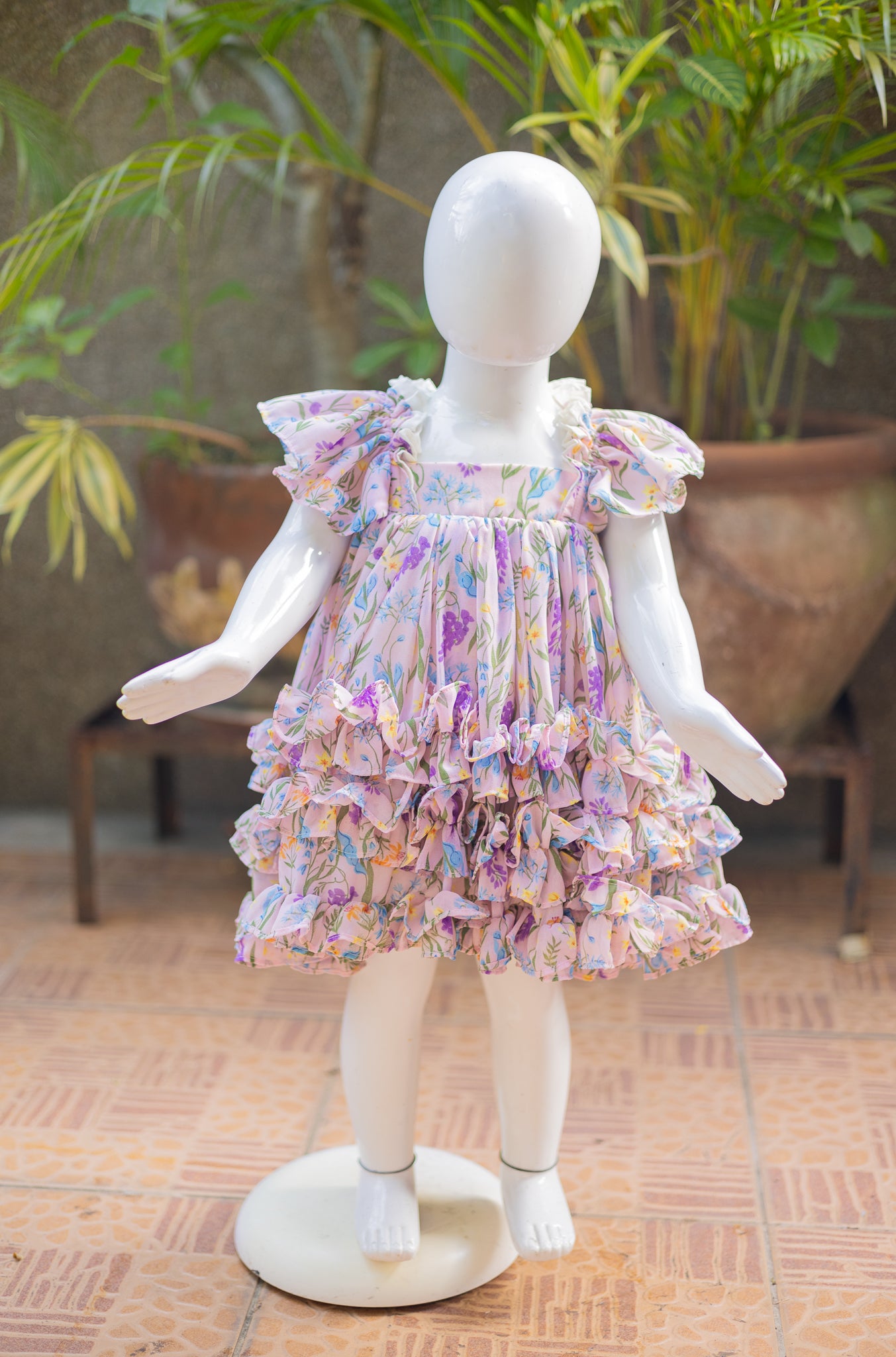 x. Handsewn Keiszha Dress for Girls