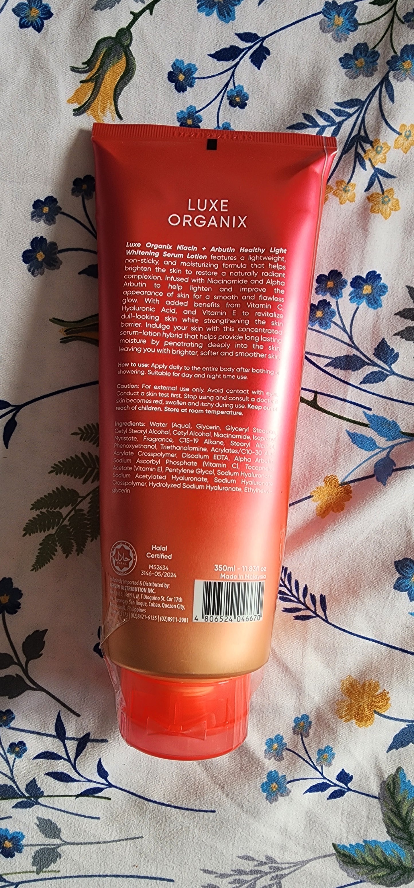 Luxe Organix Whitening Serum Lotion