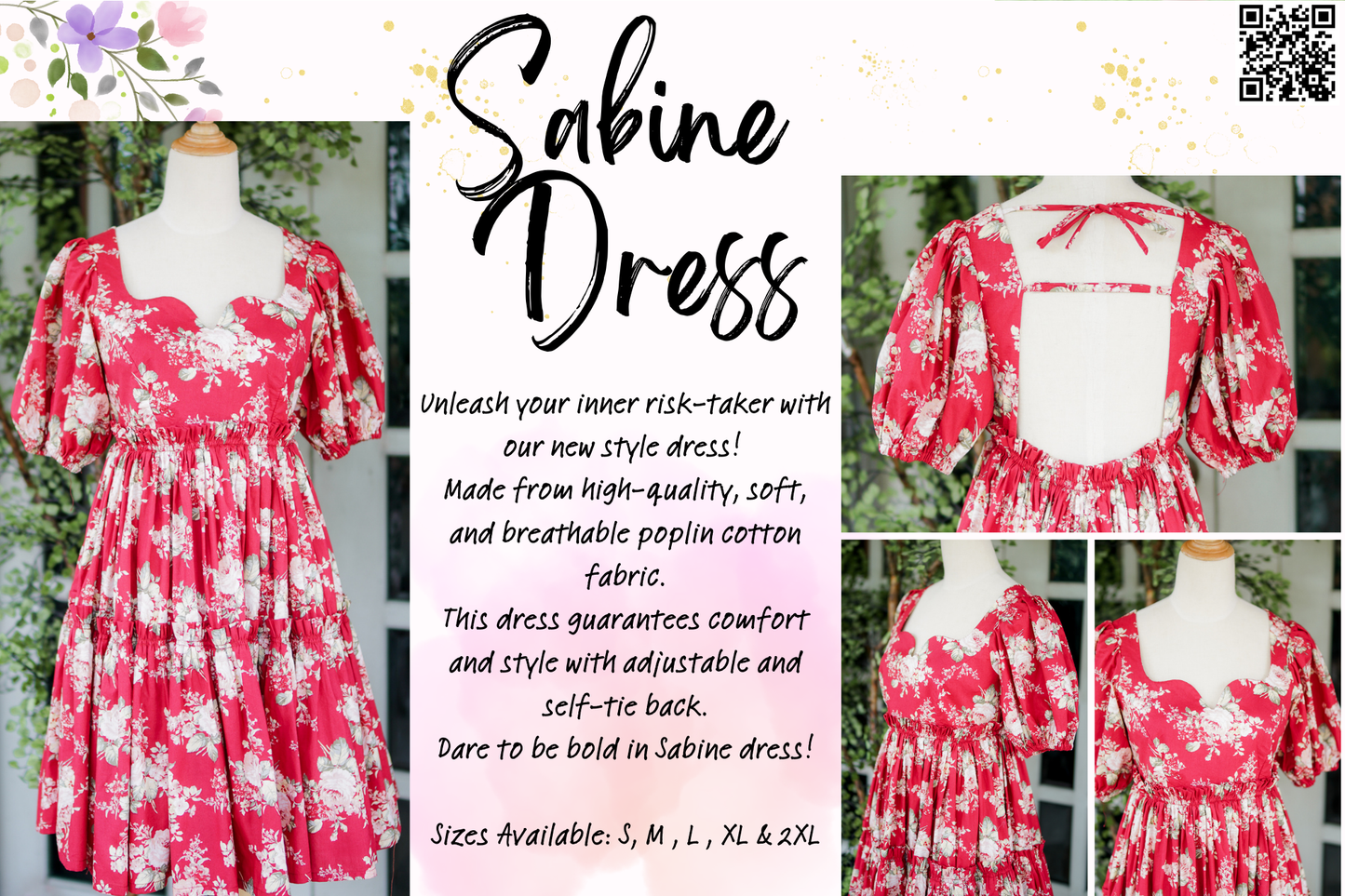 x. Handsewn Sabine Dress