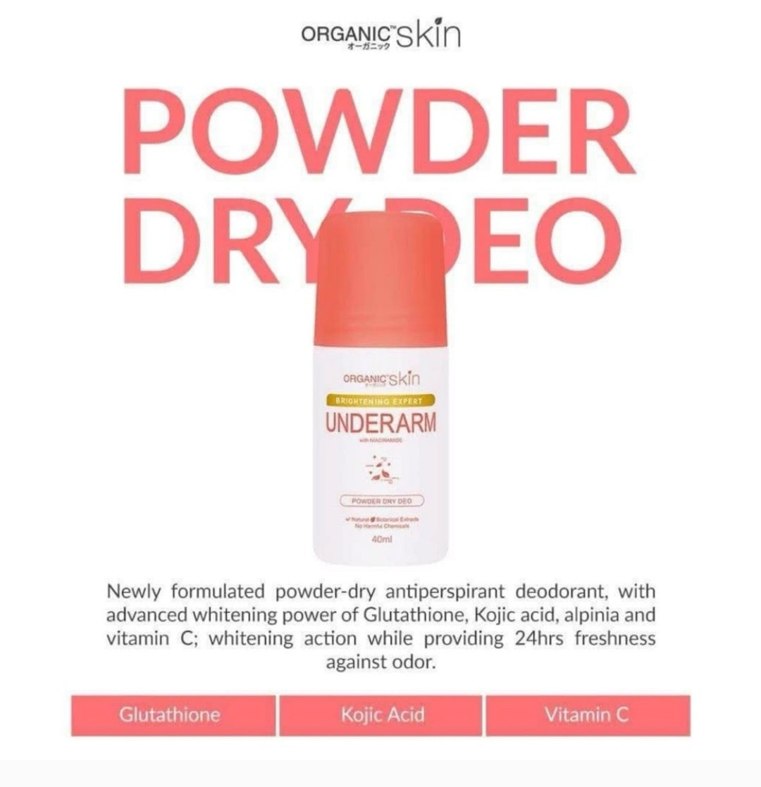 Organic Skin whitening Underarm Deodorant