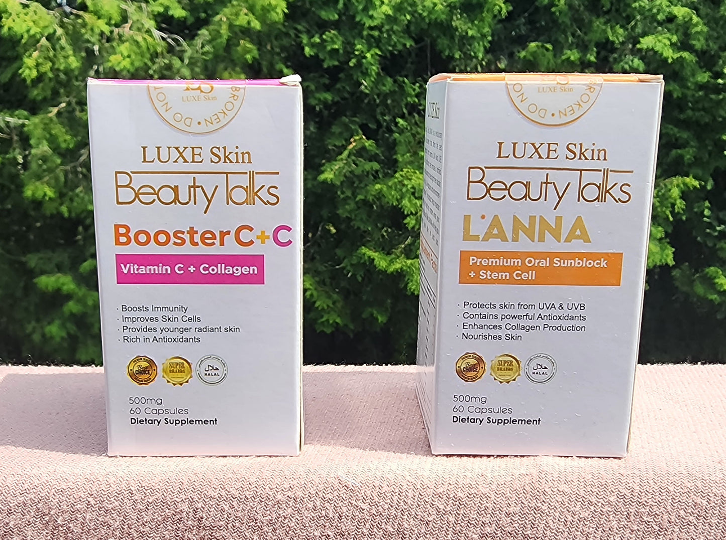 ON ORDER - LuxeSkin Beauty Talks Booster C+C (Vitamin C + Collagen) (500mg)