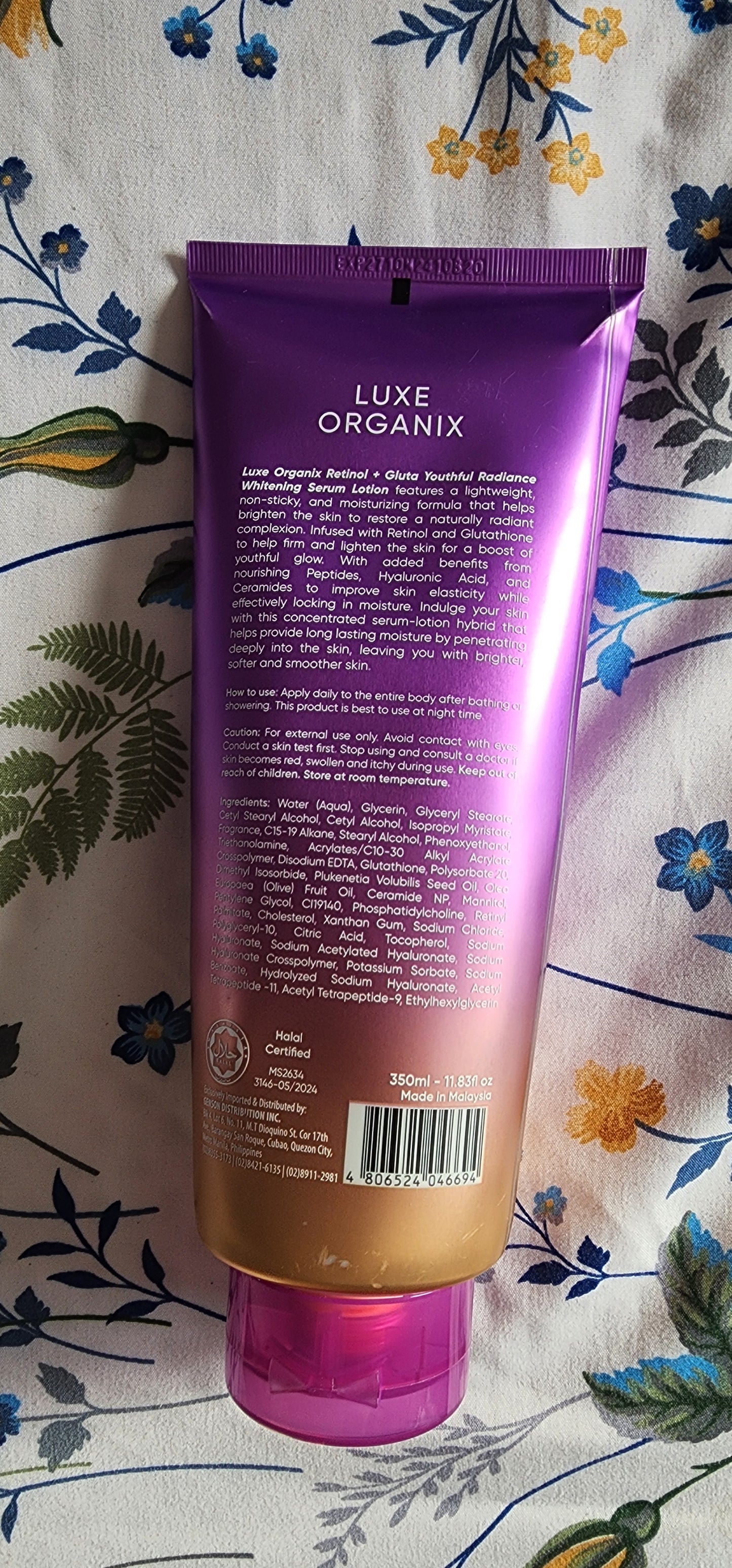 Luxe Organix Whitening Serum Lotion