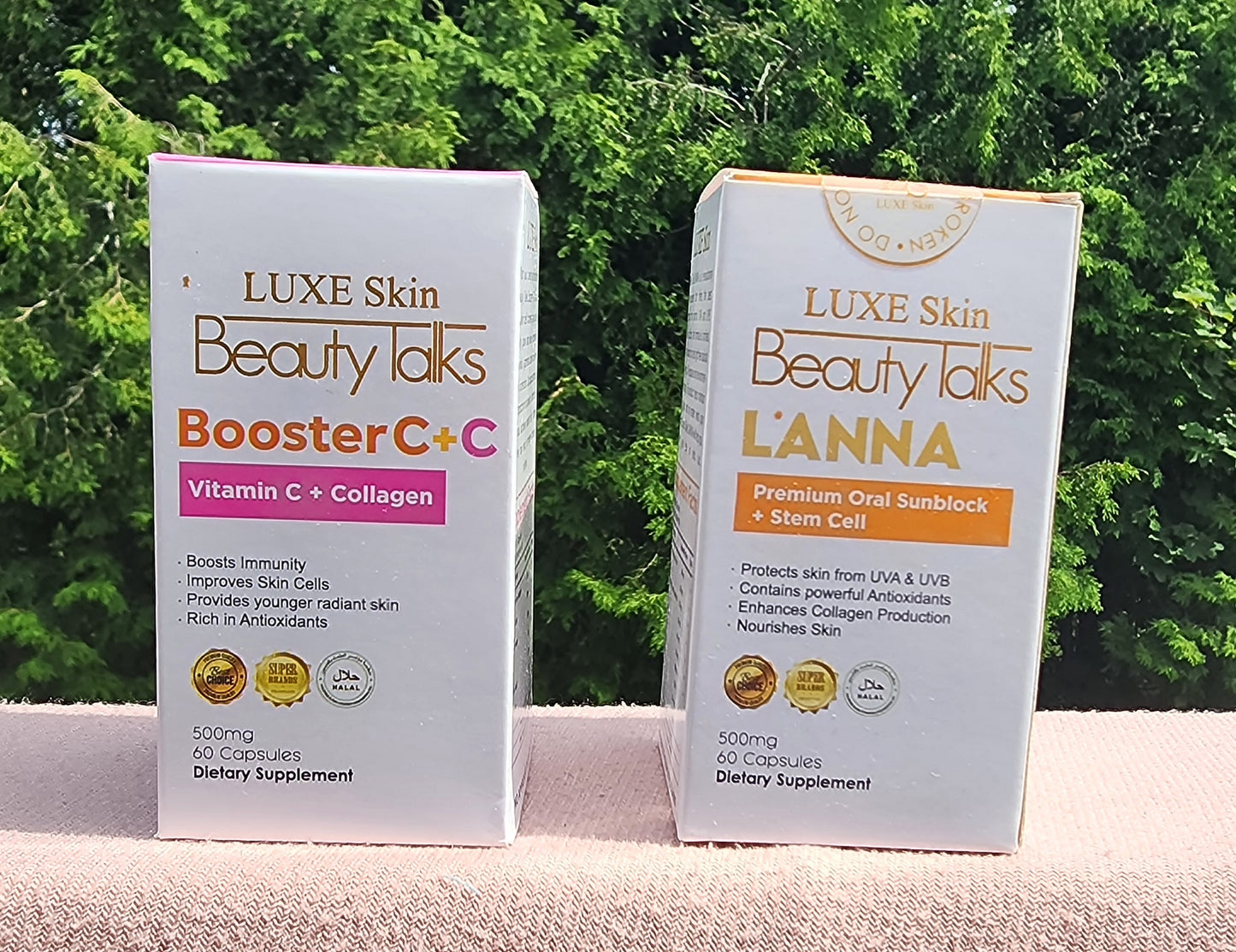 ON ORDER - LuxeSkin Beauty Talks Booster C+C (Vitamin C + Collagen) (500mg)
