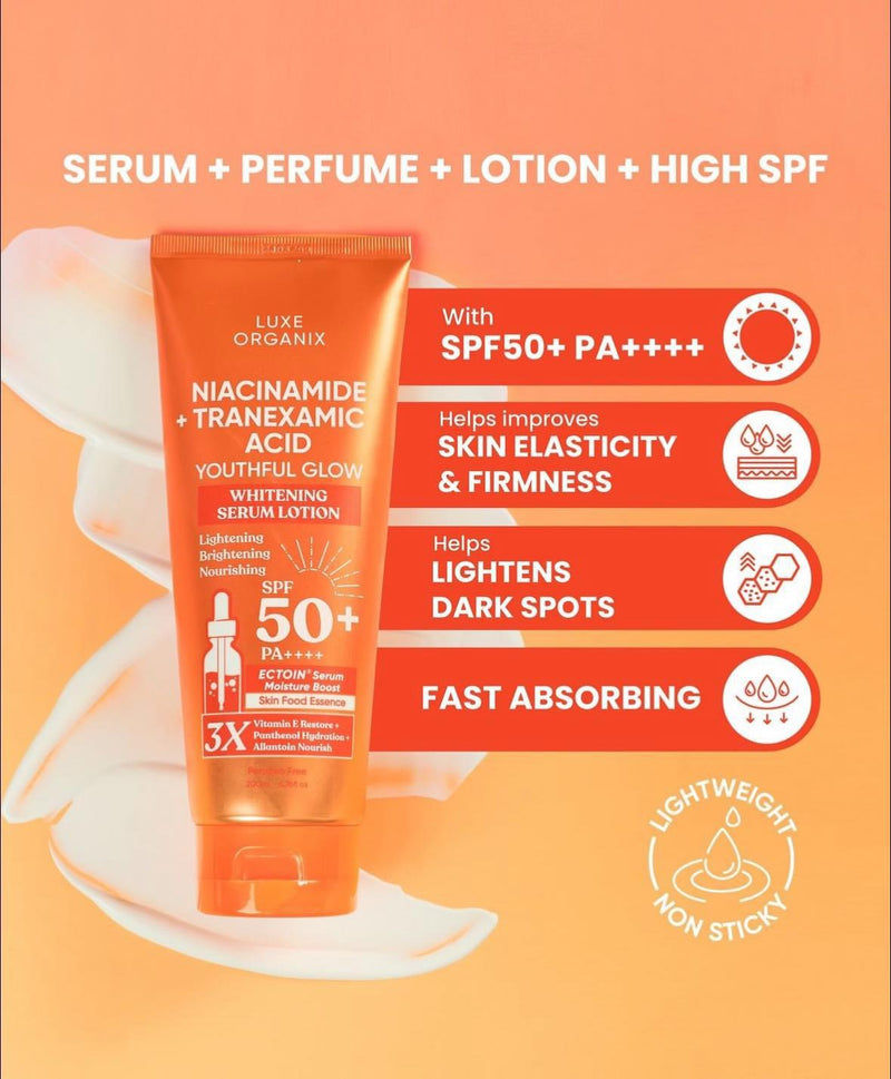 Luxe Organix Whitening Serum Lotion