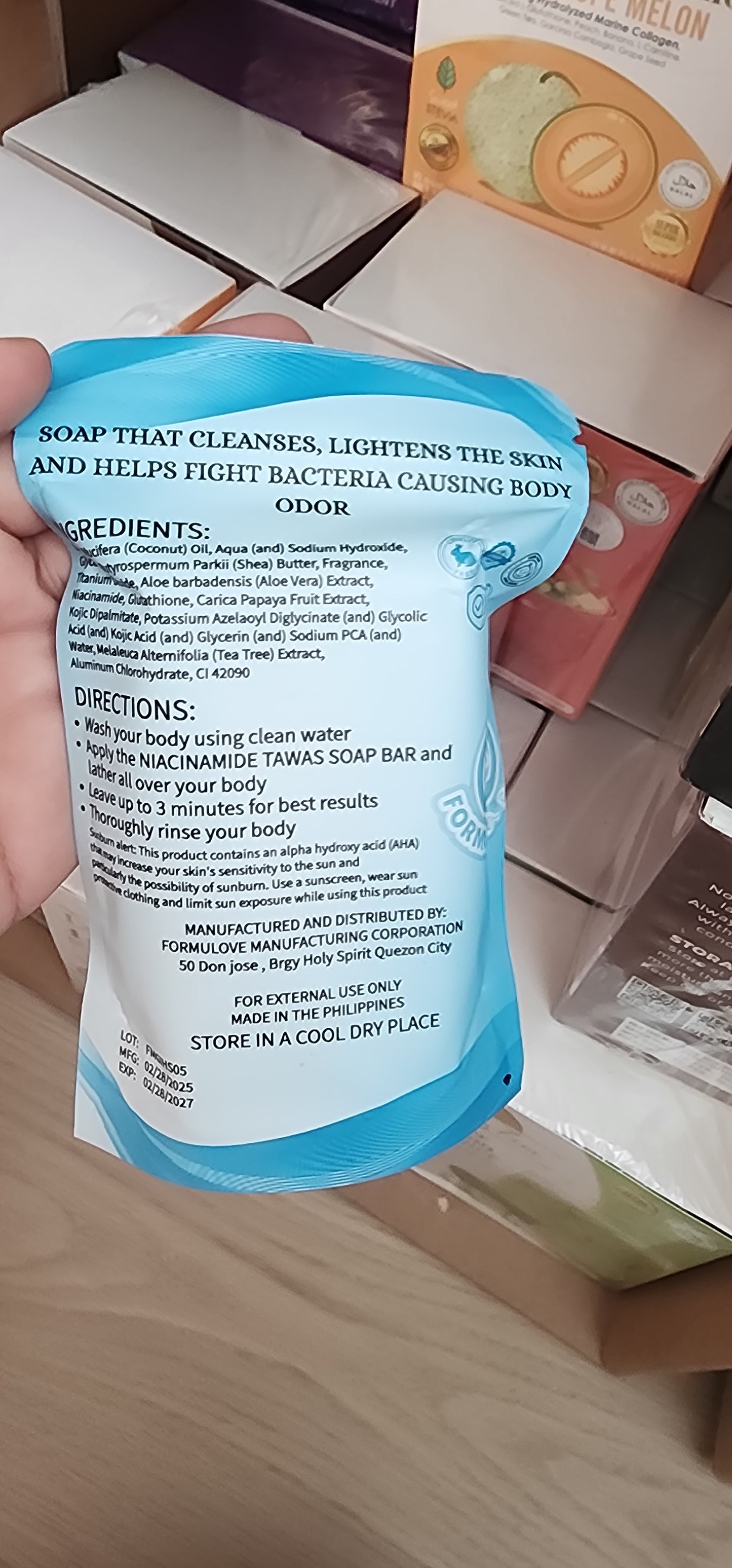 Niacinamide Tawas Soap