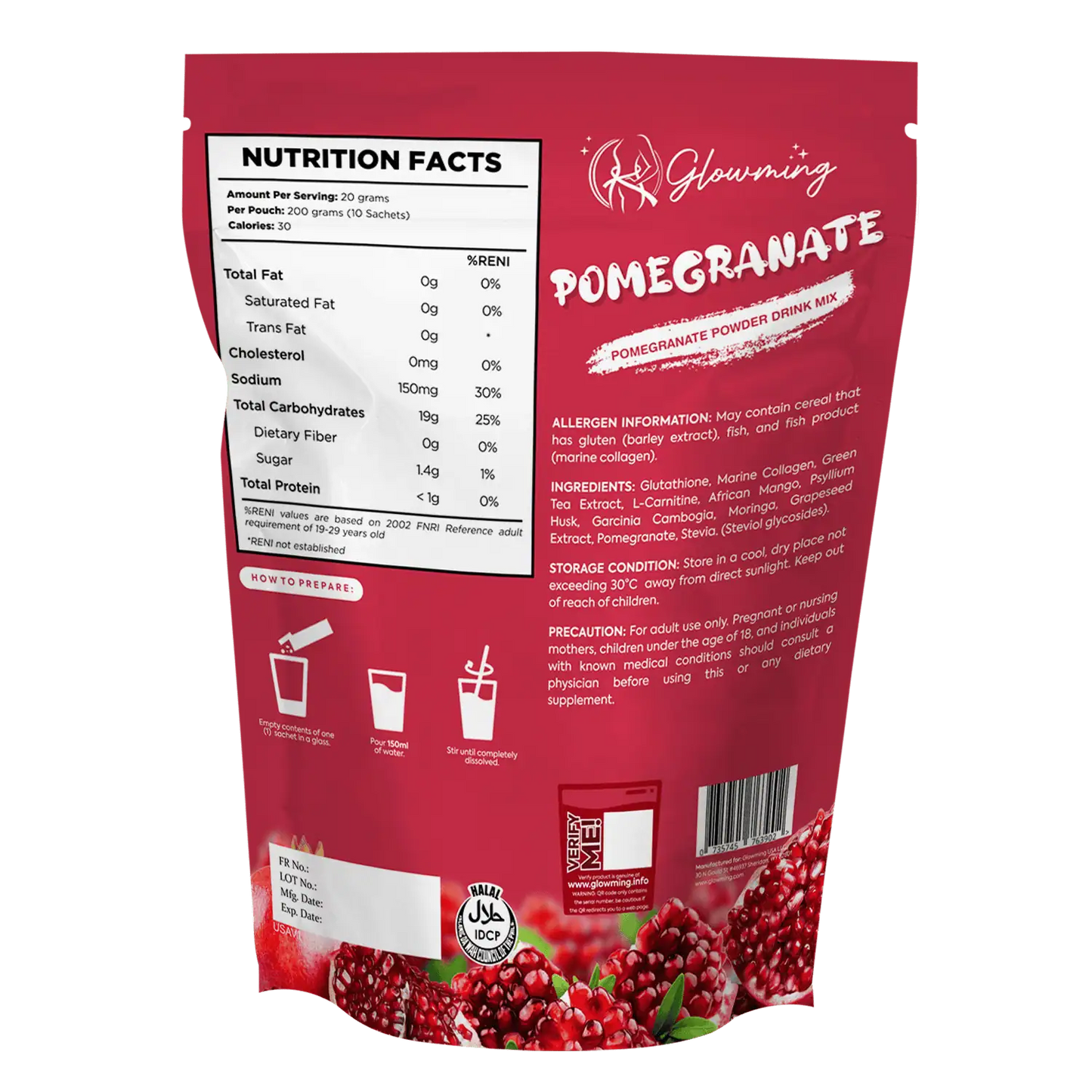 Glowming Pomegranate