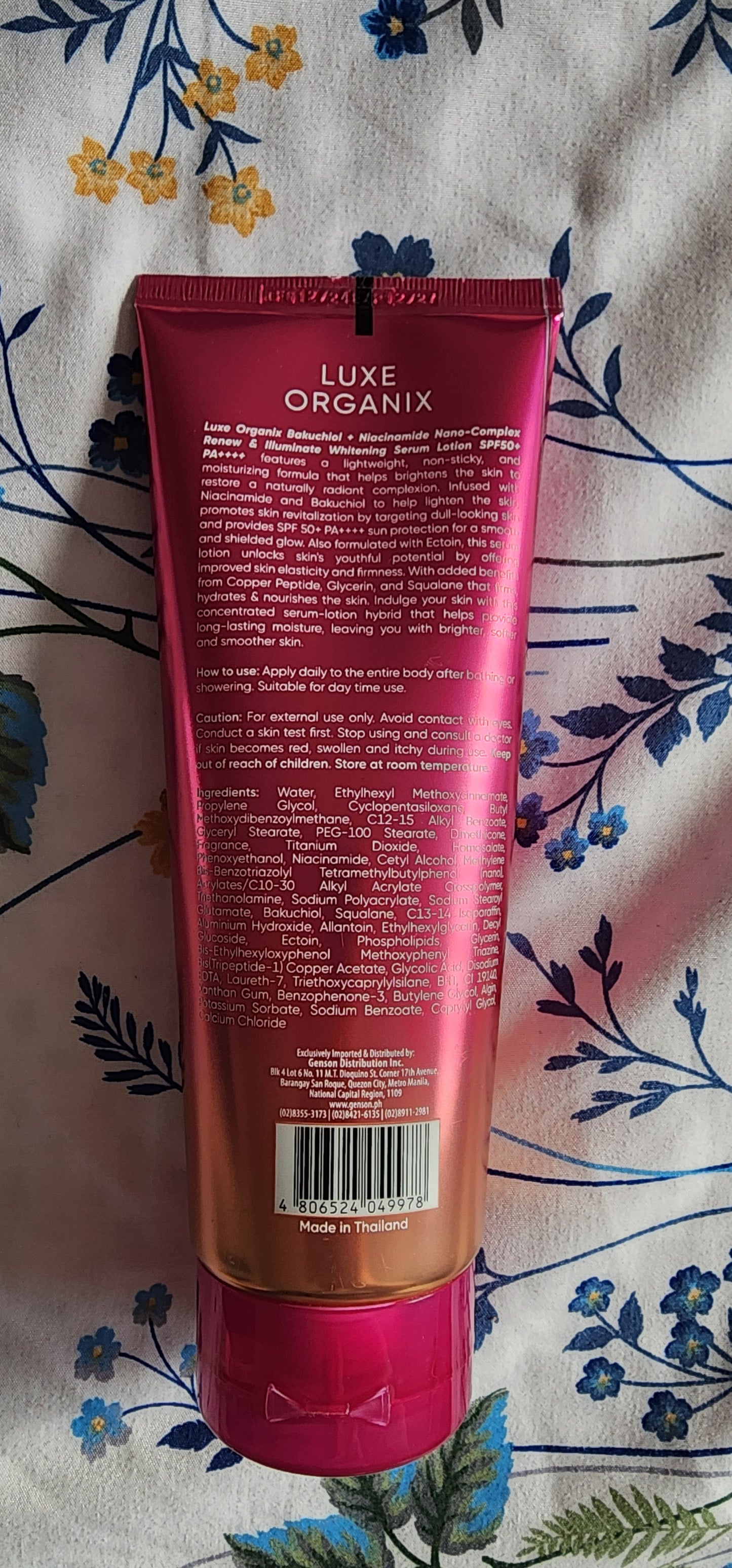 Luxe Organix Whitening Serum Lotion
