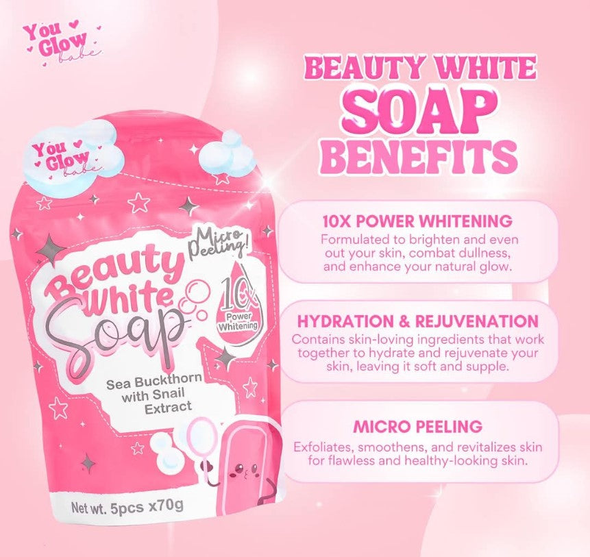 Beauty White Soap - 5pcs x 70g