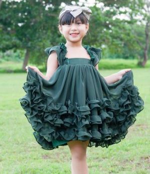 x. Handsewn Keiszha Dress for Girls