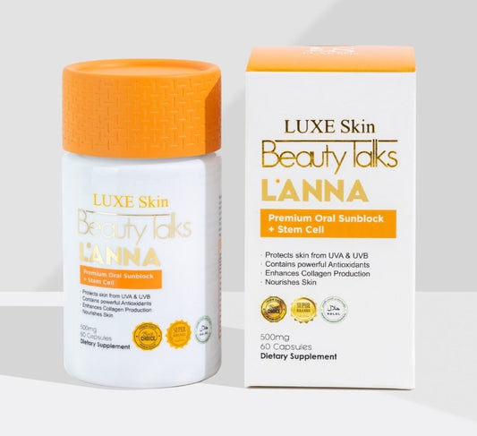LuxeSkin Beauty Talks L’anna (Premium Oral Sunblock + Stem Cell) 500mg