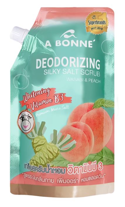 SALT SCRUB - A BONNE WASABI AND PEACH